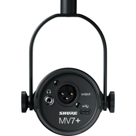 Изображение 2 (Цифровой кардиоидный динамический микрофон Shure MV7+-K)