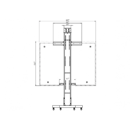 Изображение 2 (Мобильная стойка для доски FIX MP8901400)