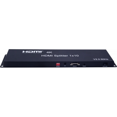 Изображение 2 (Усилитель-распределитель сигнала HDMI 1x10 REDDYLINK RLS-SP10-2.0)