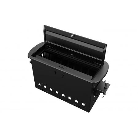 Прямоугольный металлический корпус Wize WRTS-M-8CBOX-B