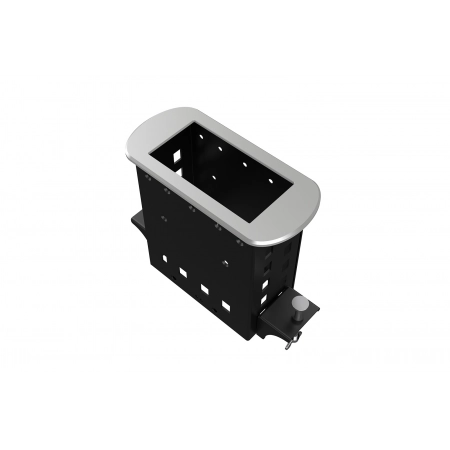 Прямоугольный металлический корпус Wize WRTS-M-4BOX-S
