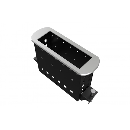 Прямоугольный металлический корпус Wize WRTS-M-6BOX-S