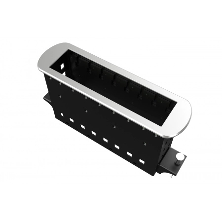 Прямоугольный металлический корпус Wize WRTS-M-8BOX-S