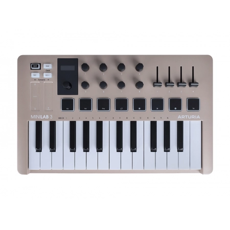 MIDI клавиатура Arturia MiniLAB 3 Champagne