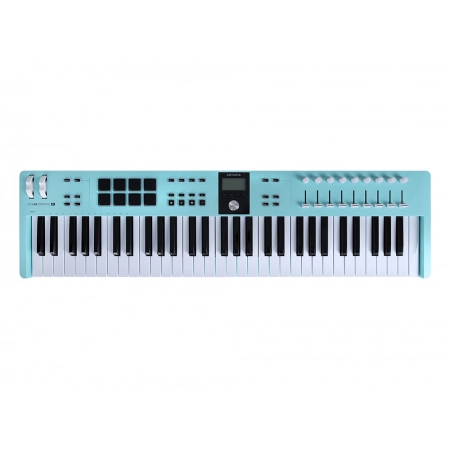 MIDI клавиатура Arturia KeyLab Essential 61 mk3 Aquamarine