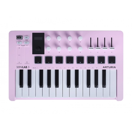 MIDI клавиатура Arturia MiniLAB 3 Rose Quartz