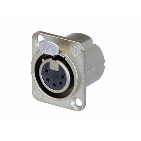Разъем XLR панельный Neutrik NC5FD-LX