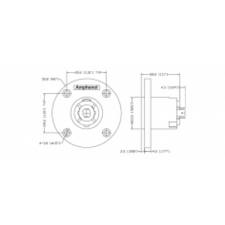 Изображение 2 (Панельный разъем Amphenol SP-4-MC)