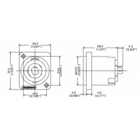 Изображение 2 (Разъем для акустики Amphenol SP-2-MD)