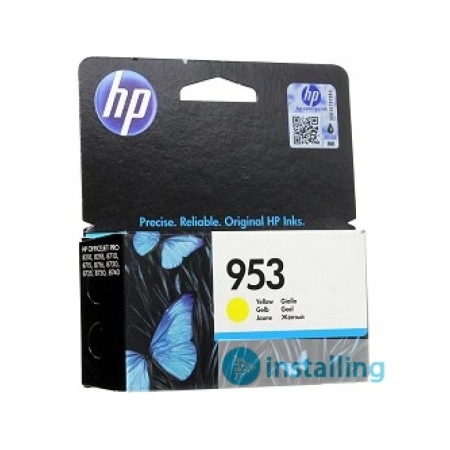 Картридж струйный №953 желтый HP F6U14AE