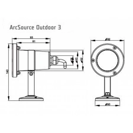 Изображение 2 (Световой прибор светодиодный Anolis ArcSource Outdoor 3 RGB 25°)