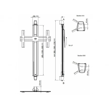 Изображение 6 (Крепеж настенный SMS Flatscreen X WH S1105 W/S)