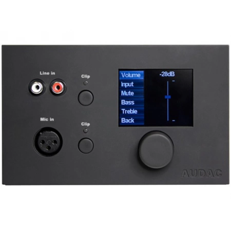 Изображение 1 (Настенная панель, контроллер управления Audac DW5065/B)