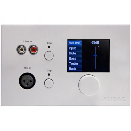 Изображение 1 (Настенная панель, контроллер управления Audac DW5065/W)