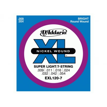 Изображение 1 (Струны DAddario EXL120-7)