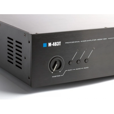 Изображение 6 (Профессиональный 100V микшер-усилитель для качественных систем трансляции фоновой музыки и оповещения CVGaudio M-483T)
