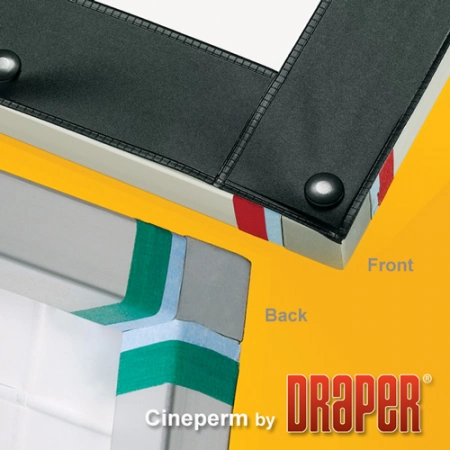 Изображение 2 (Экран постоянного натяжения на кнопках с алюминиевой рамой Draper Cineperm HDTV (9:16) 269/106