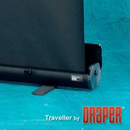 Изображение 2 (Легкий портативный проекционный экран для установки на полу или на столе Draper Traveller NTSC (3:4) 127/50