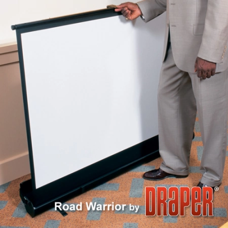 Изображение 2 (Мобильные проекционные экраны небольших размеров для установки на полу или на столе Draper RoadWarrior NTSC (3:4) 153/60