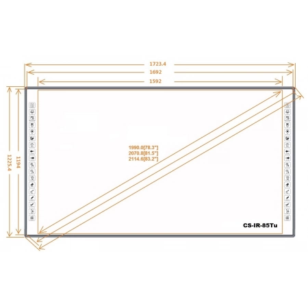 Изображение 2 (Интерактивная доска Classic Solution CS-IR-85Tu)