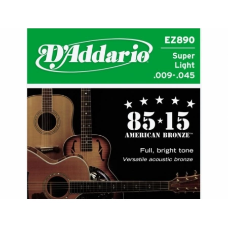 Изображение 1 (Набор 6 струн для акустической гитары DAddario EZ890)