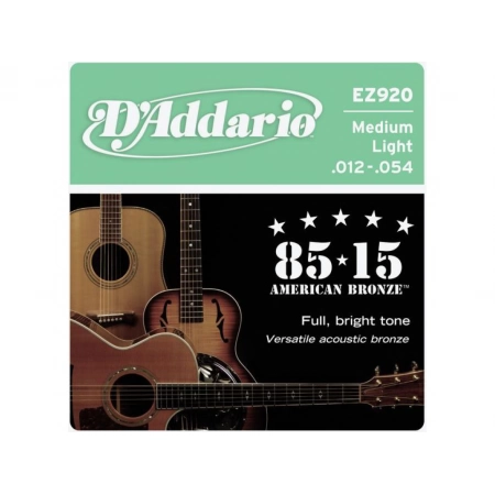 Изображение 1 (Набор 6 струн для акустической гитары DAddario EZ920)